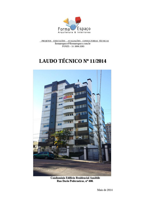 Laudo Técnico Nº 11/2014