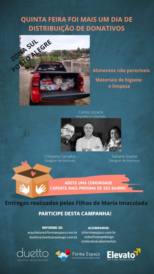 Adote uma comunidade carente próxima de seu bairro