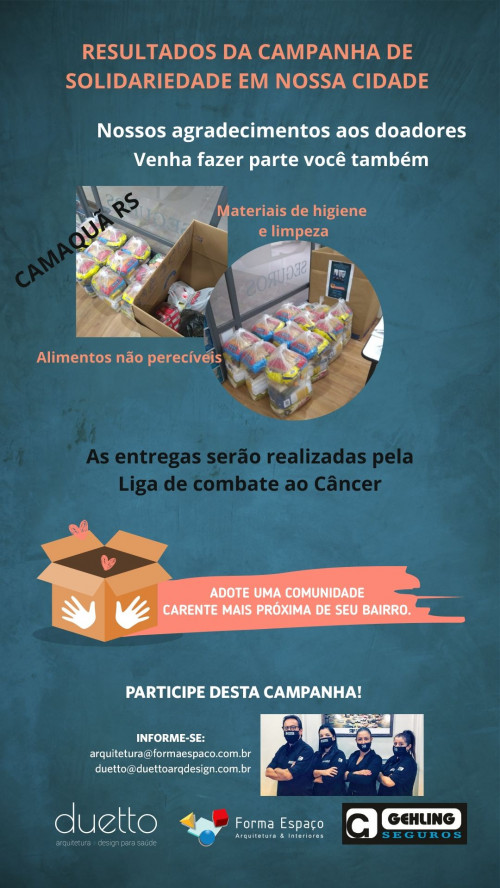 Adote uma comunidade carente próxima de seu bairro