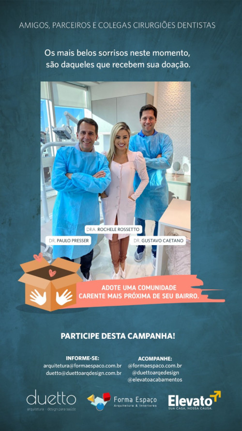 Adote uma comunidade carente próxima de seu bairro