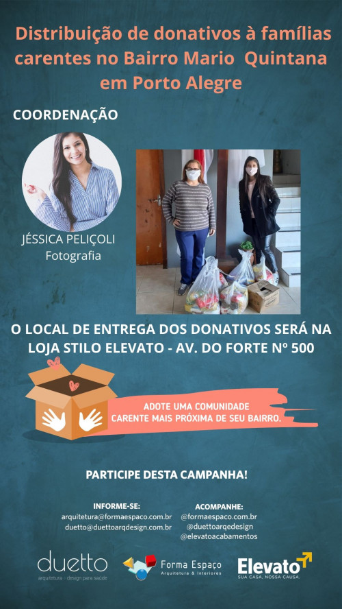 Adote uma comunidade carente próxima de seu bairro