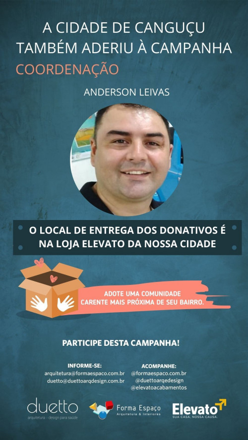 Adote uma comunidade carente próxima de seu bairro