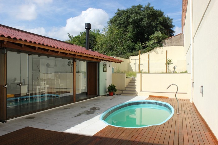 Reforma residencial - p�tio e piscina 